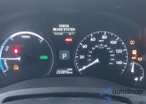 2013 Lexus Rx 450H из США, поврежденный, VIN JTJBC1BA4D2444467